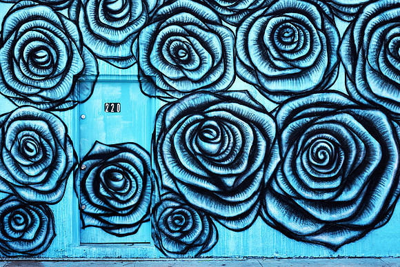 Blooming in Blue